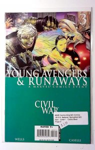 Civil War Young Avengers & Runaways #3 (2006) Marvel Comics 1st Print Comic Book