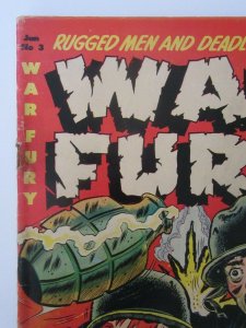 War Fury #3 Don Heck Cover 1953 Golden Age Comic Media VG