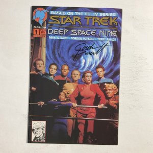 Star Trek Deep Space Nine 1 1993 Signed by Gordon Purcell Malibu Vf