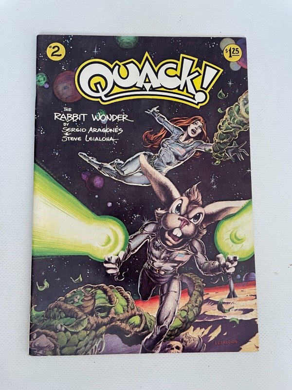 Quack # 2 VF/NM Indy Comic Book Sergio Aragones Steve Leialoha 9 J261