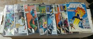 JUSTICE  # 5 6 7 8 9 11 12 24  1987 new universe marvel