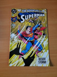 Adventures of Superman #490 Direct Market Edition ~ NEAR MINT NM ~ 1992 DC Comic
