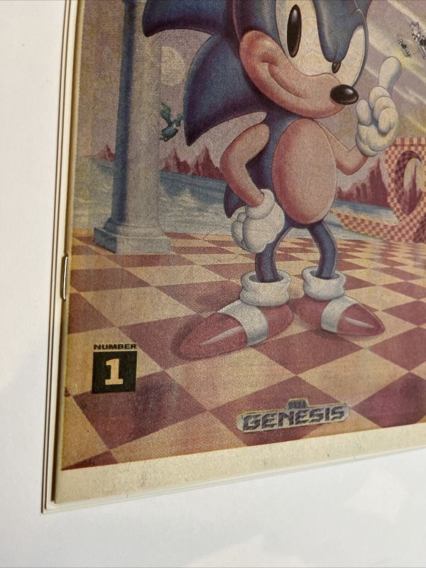 Sonic the Hedgehog (1991 Sega) 1NEWSPRINT CGC 9.8