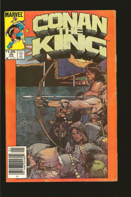 Marvel Comics Conan The King Vol 1 No 26 January 1985