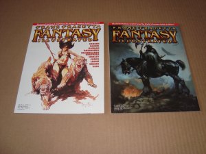 FRANK FRAZETTA FANTASY ILLUSTRATED 1-8 PLUS VARIANTS (1998 QUANTUM CAT)