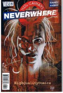NEVERWHERE #6, NM+, Neil Gaiman, Glenn Fabry, 2005, more Vertigo in store