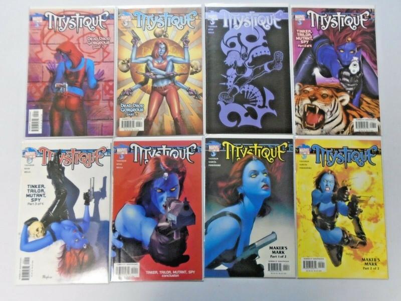 Mystique lot #5 to #22 - 18 different avg 8.0/VF (2003)