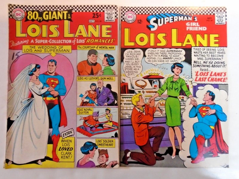 *Superman's Girlfriend Lois Lane #65-69; 5 Book Lot Overstreet Guide Price $94