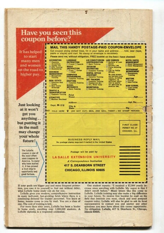 NIGHT NURSE #3 comic book 1973-MARVEL BRONZE AGE-RARE G