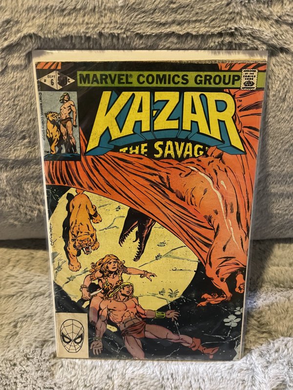 50 Cent Reader's Copies Sale: Ka-Zar the Savage #6 (1981)