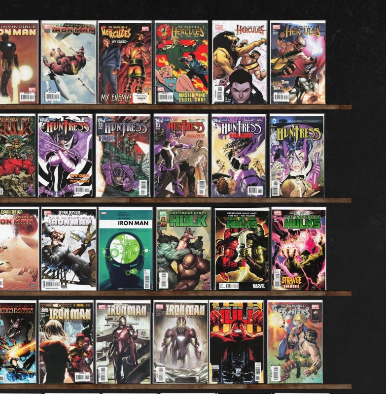 Huge Lot 140+ Comics with Invincible Iron Man, Incredible Hercules & More!