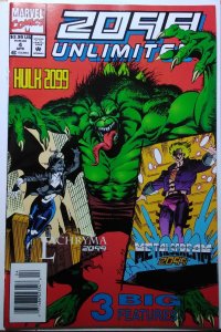 2099 Unlimited #4 (1994) 1st Warren Ellis Newsstand Edition NM++