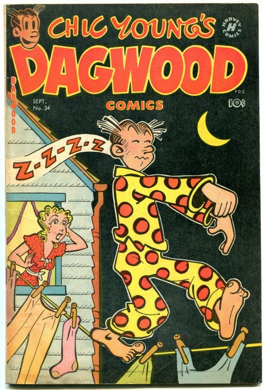 Dagwood  #34 1953-Harvey-Chic Young-Blondie-Popeye-FN+