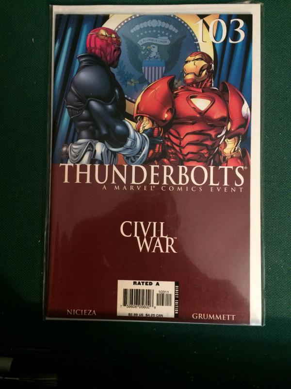 Thunderbolts #103 Civil War crossover