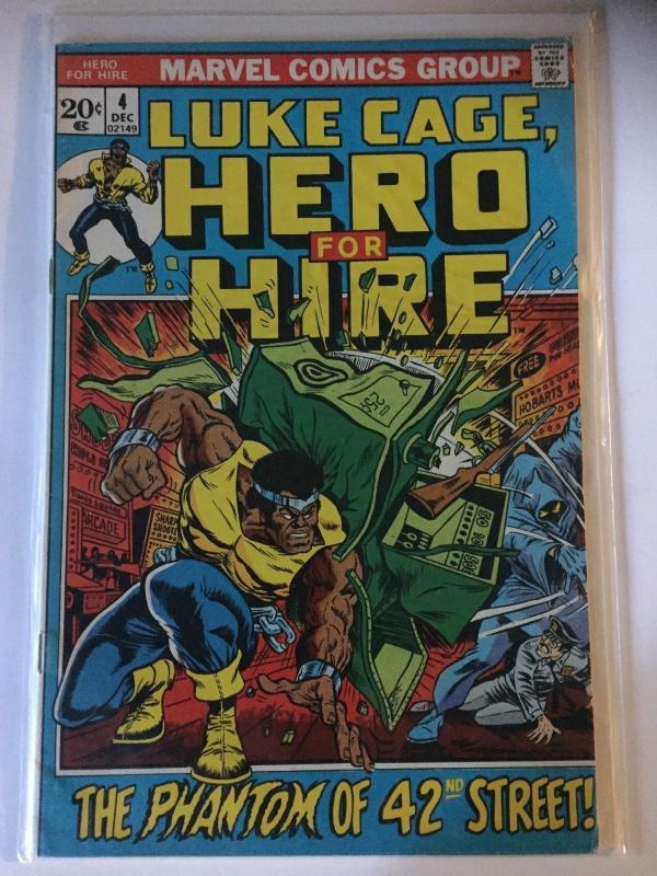 LUKE CAGE HERO FOR HIRE V1 #4 1972  POWERMAN / HIGH QUALITY