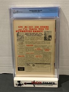 Amazing Spider-Man # 21 CGC 6.5 1965 Beetle Appearance Spider-Man Pin Up