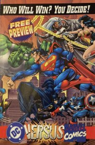 DC Versus Marvel / Marvel Versus DC 1-4 with Preview Edition (1995) 5 book lot