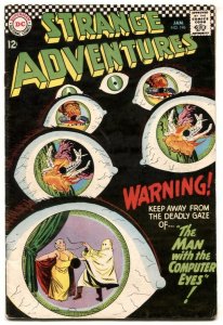 Strange Adventures #196 1967- eyeball cover VG+