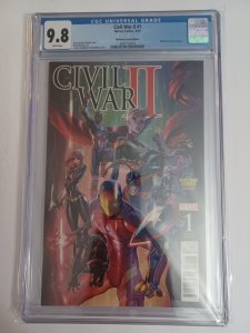 Civil War II #1 - J Scott Campbell - Midtown Comics Exclusive - 2016 - CGC 9.8