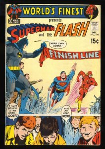 World's Finest Comics #199 FN+ 6.5 Superman Flash Race!