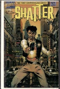 Shatter #1 Second Print Cover (1986) Shatter