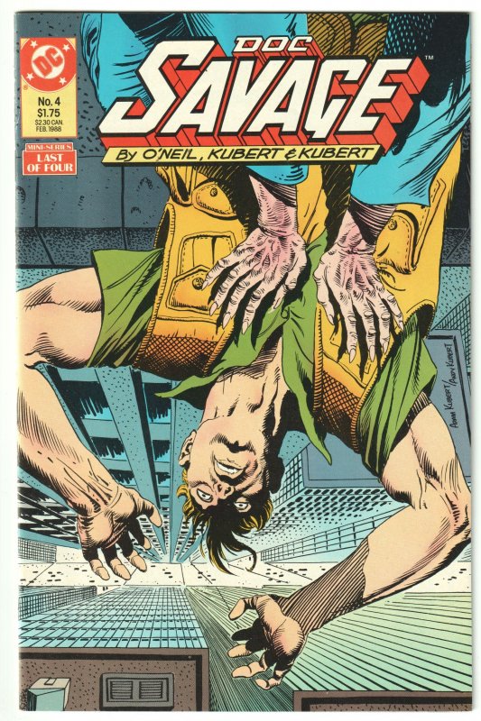 Doc Savage #1, 2, 3, 4 (1988) Complete set!