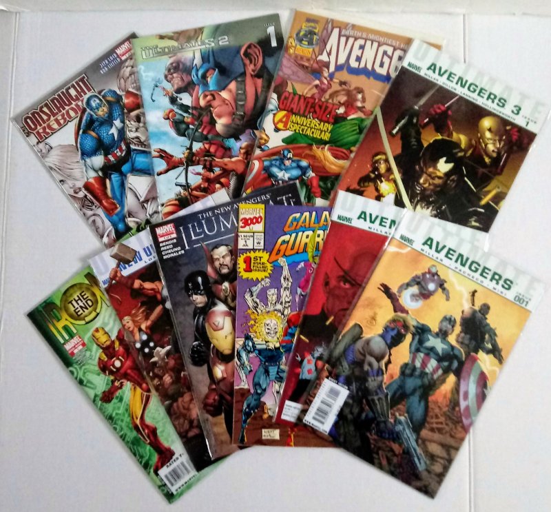 Marvel Comic Book Lot of (10) Captain America! Thor! Iron-Man! Punisher! ID#A88