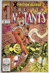 The New Mutants #95 (VF+, 1990) GOLD VARIANT