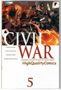 CIVIL WAR #5, NM, Spider-man Captain America Iron Man Thor, 2006, more in store