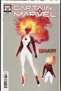 Captain Marvel #35 Dauterman Variant Cover (2022) Captain Marvel