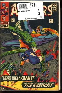 The Avengers #31 (1966)  ***Label on bag not on Comic***