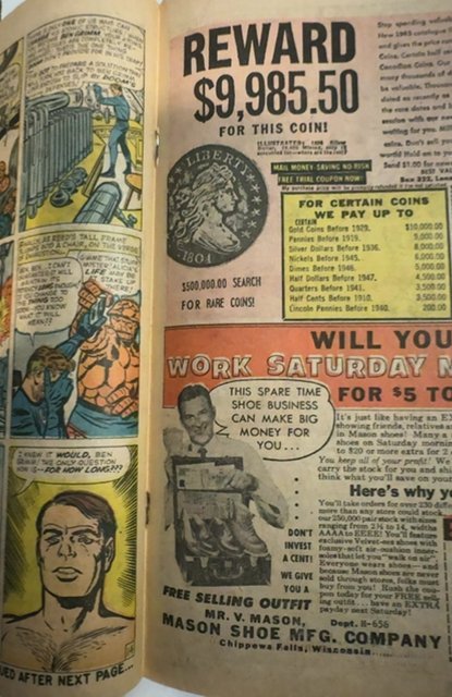 Fantastic Four #17 (1963)in the clutches of Dr Doom