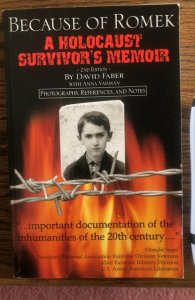Because of ROMEK-A holocaust survivors memoir, second edition signed,215p