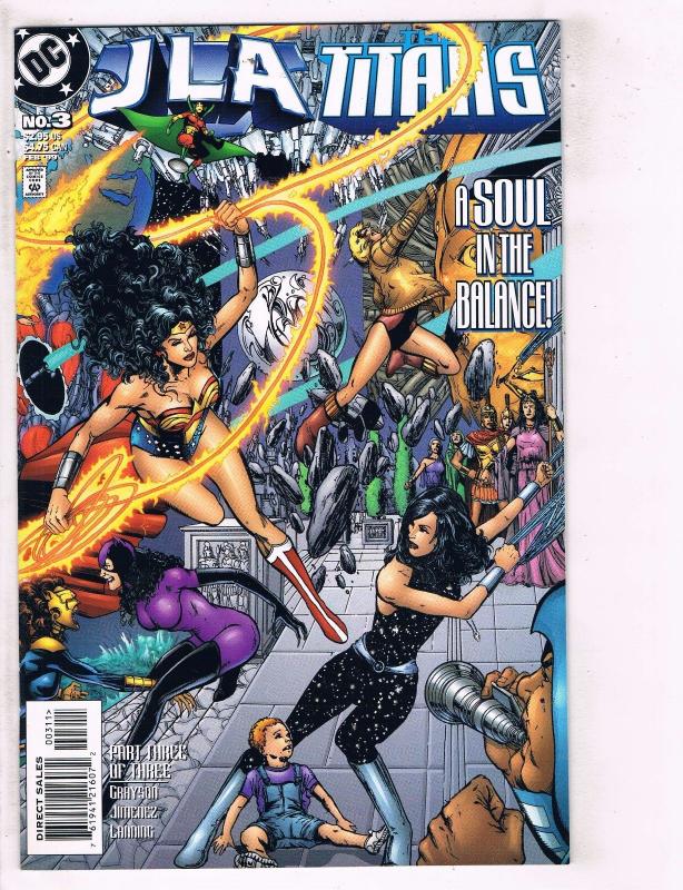 JLA The Titans Complete DC Comics Ltd Series # 1 2 3 Robin Nightwing Flash J119