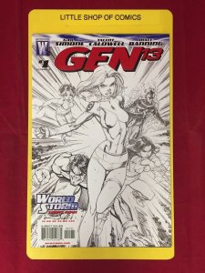 Gen 13 #1 1:50 J. Scott Campbell Sketch Variant NM DC Wildstorm 2006