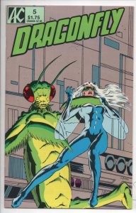 DRAGONFLY #5, VF/NM, AC comics, Mantis, 1985 1986, more in store