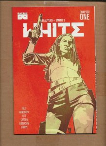 WHITE #1  BLACK MASK  store exclusive VARIANT COVER 1ST PRINTING  