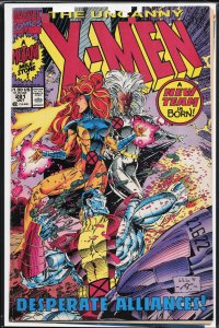 The Uncanny X-Men #281 Second Print Cover (1991) X-Men [Key Issue]