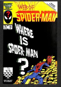 Web of Spider-Man #18 VF 8.0 1st Eddie Brock!