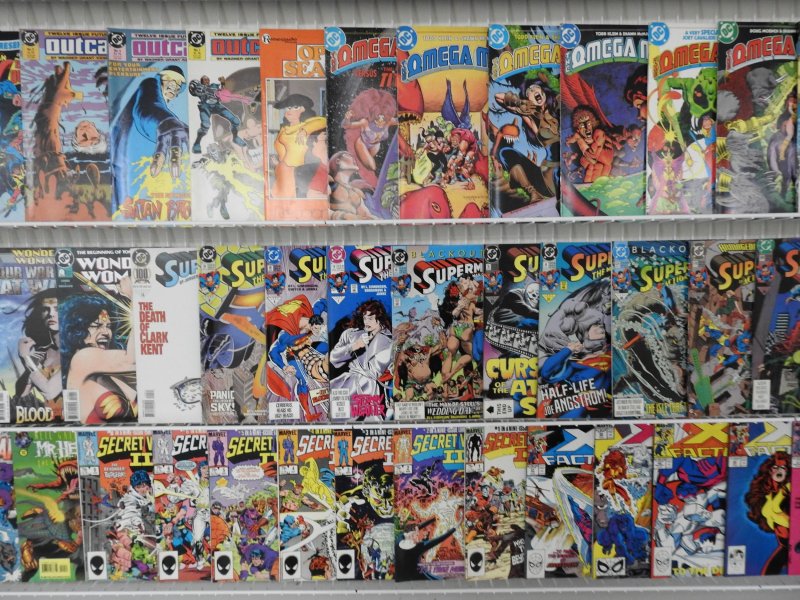 Huge Lot of 170+ Comics W/ X-Men, Secret Wars, Superman Avg. FN/VF Condition!