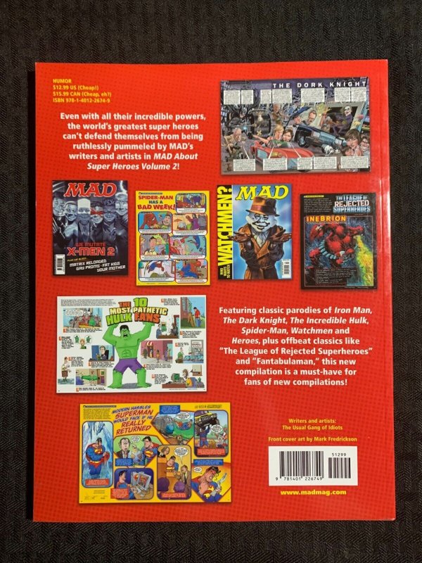 2010 MAD ABOUT SUPER HEROES Volume 2 SC VF 8.0 1st Printing Mad Books