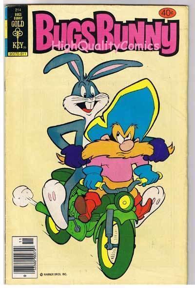 BUGS BUNNY #214, Motocycle, Gold Key, 1979, VG+/FN