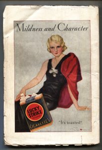 SHADOW PULP-FINGERS OF DEATH-MARCH 1 1933-MAXWELL GRANT-G/VG