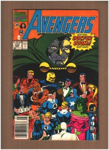 Avengers #332 Newsstand Marvel Comics 1991 DOCTOR DOOM APP. VG 4.0