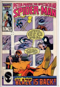 The Spectacular Spider-Man #123 Direct Edition (1987) 9.4 NM