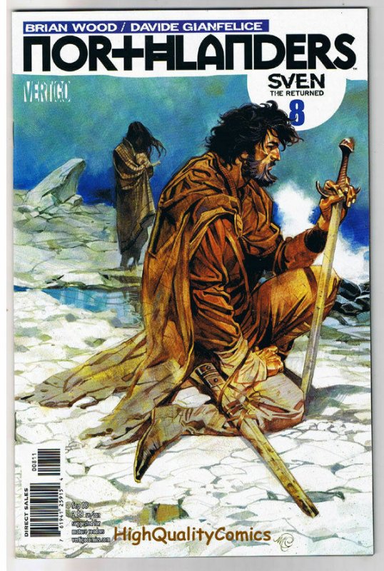 NORTHLANDERS #8, VF/NM, Vikings, Vertigo, Brian Wood, 2008, more in our store