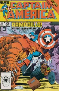 Captain America (1st Series) #308 VF ; Marvel | Secret Wars II Armadillo