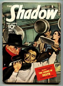 SHADOW 1941 May 1-Great cover- STREET AND SMITH-RARE PULP FN-