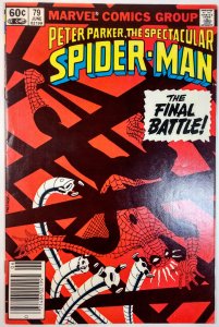 The Spectacular Spider-Man #79 (7.0, 1983) NEWSSTAND