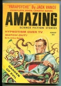 AMAZING STORIES  08/1958-ZIFF-DAVIS-EVIL PLANTS-VALIGURSKY-fn